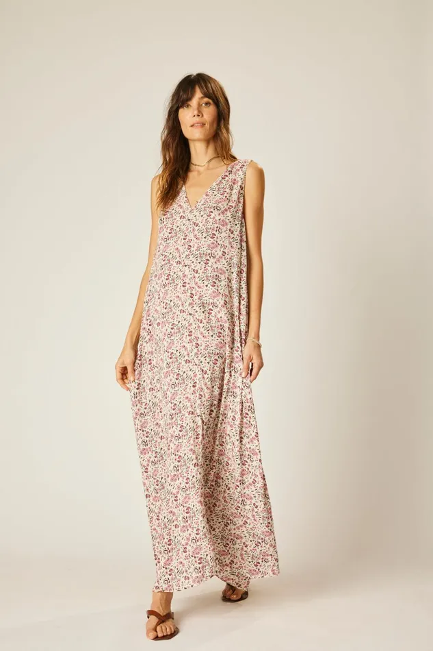 Tova Maxi Petite Fleur Rose Women Natalie Martin Dresses