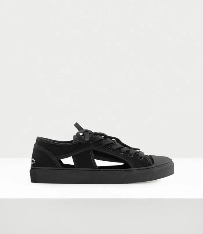Trainers Men Vivienne Westwood Brighton Plimsoll In Black
