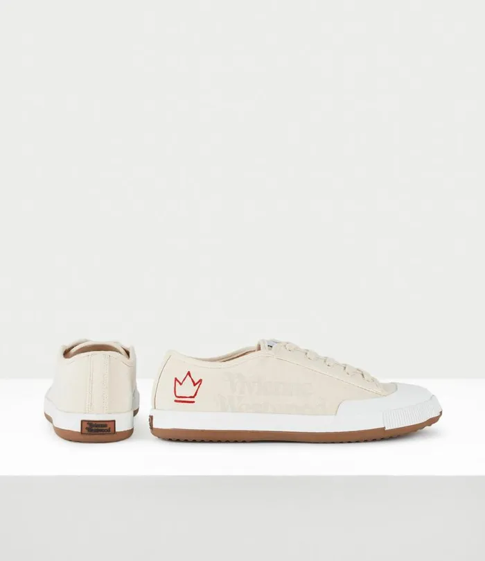 Trainers Men Vivienne Westwood Low Top Animal Gym Trainers In Natural