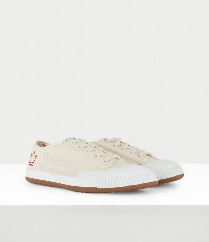 Trainers Men Vivienne Westwood Low Top Animal Gym Trainers In Natural