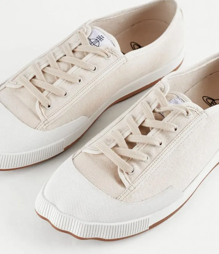 Trainers Men Vivienne Westwood Low Top Animal Gym Trainers In Natural