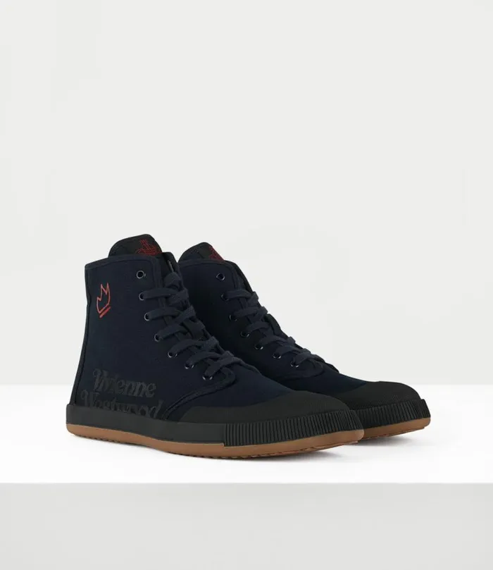 Trainers Women Vivienne Westwood HighTop Animal Gym Trainers In Black