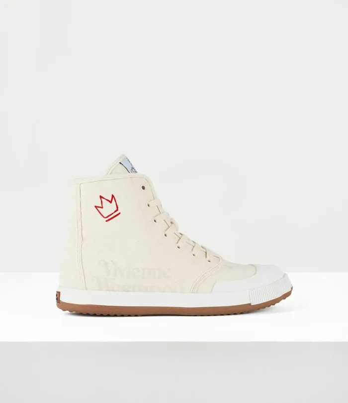 Trainers Women Vivienne Westwood HighTop Animal Gym Trainers In Natural