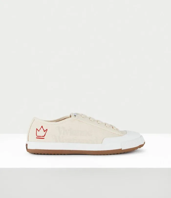 Trainers Women Vivienne Westwood Low Top Animal Gym Trainers In Natural