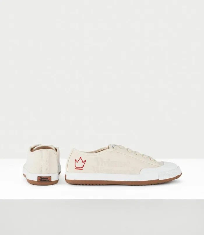 Trainers Women Vivienne Westwood Low Top Animal Gym Trainers In Natural