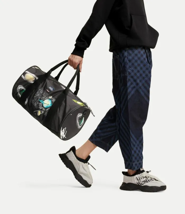 Travel Bags MenWomen Vivienne Westwood Eastpak Vw Duffel Bag In PlanetSPrint