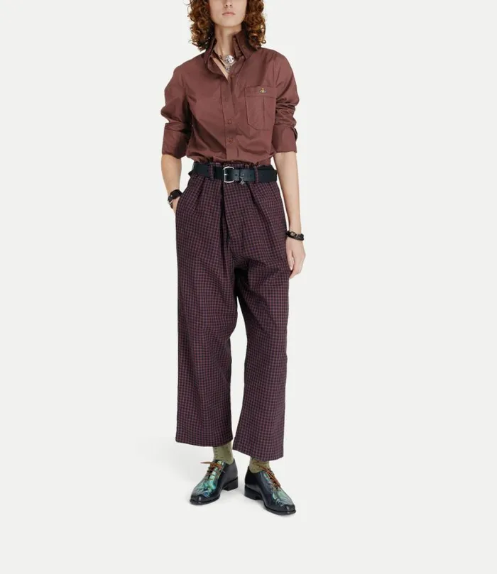 Trousers And Shorts Men Vivienne Westwood Alien Trousers In RedNavy