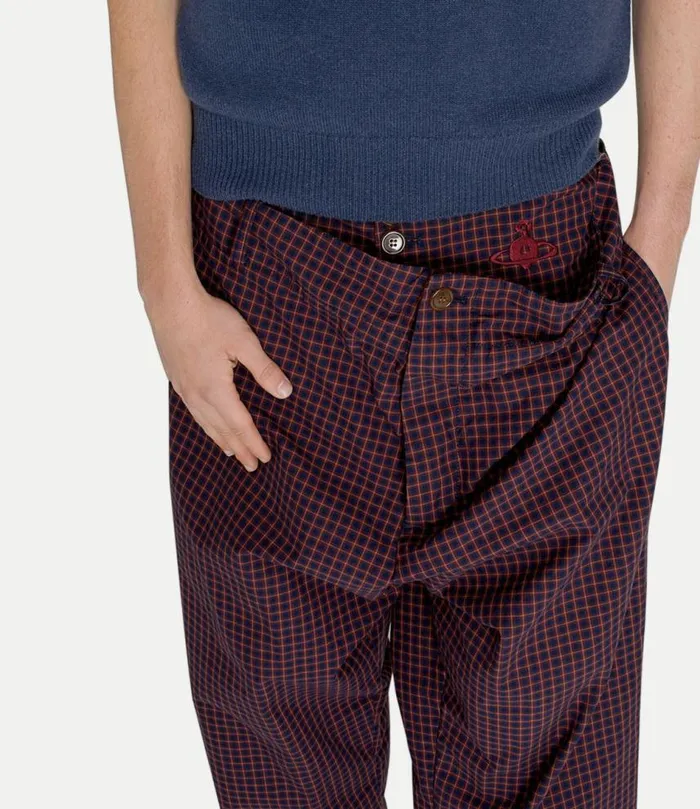 Trousers And Shorts Men Vivienne Westwood Alien Trousers In RedNavy