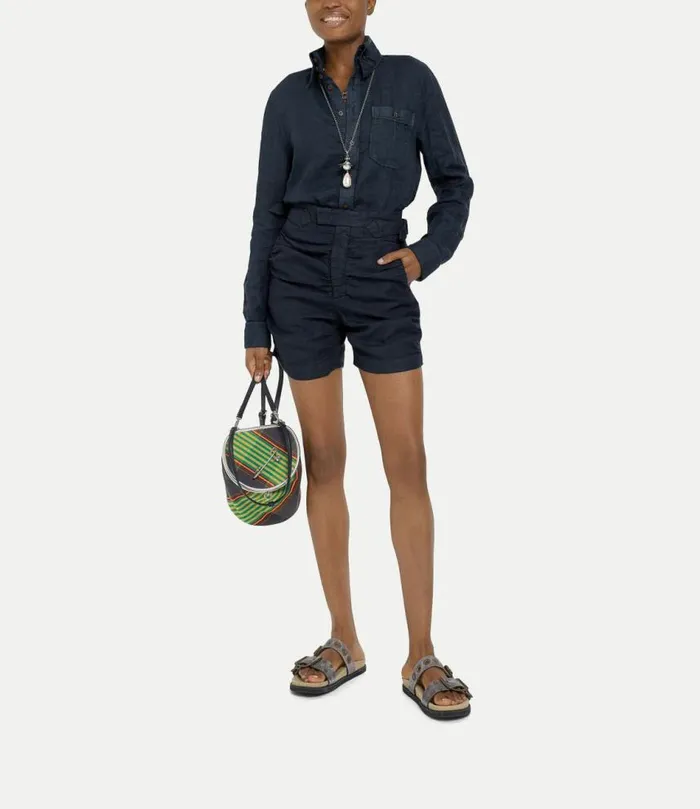 Trousers And Shorts Men Vivienne Westwood Crewe Shorts In Navy