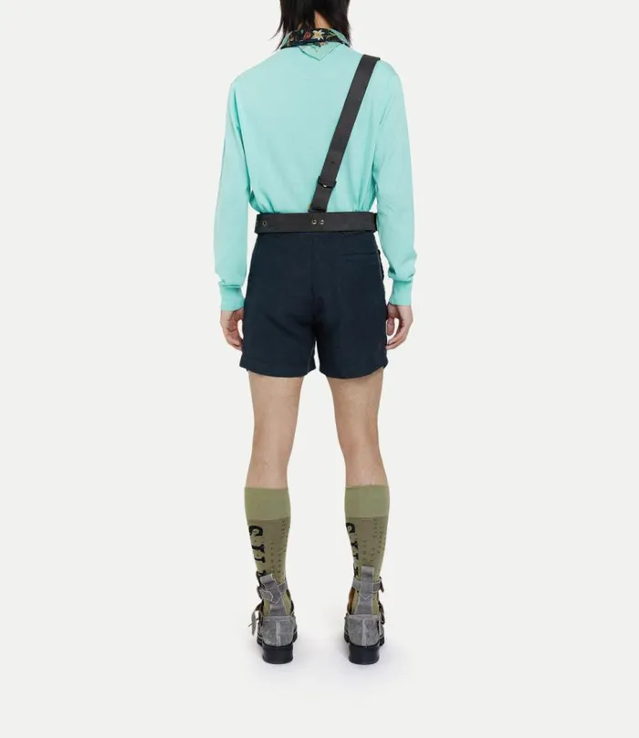 Trousers And Shorts Men Vivienne Westwood Crewe Shorts In Navy