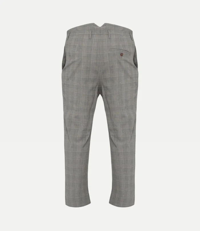 Trousers And Shorts Men Vivienne Westwood Cropped Cruise Trousers In PrinceOfWales