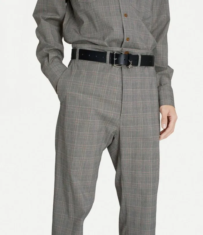 Trousers And Shorts Men Vivienne Westwood Cropped Cruise Trousers In PrinceOfWales