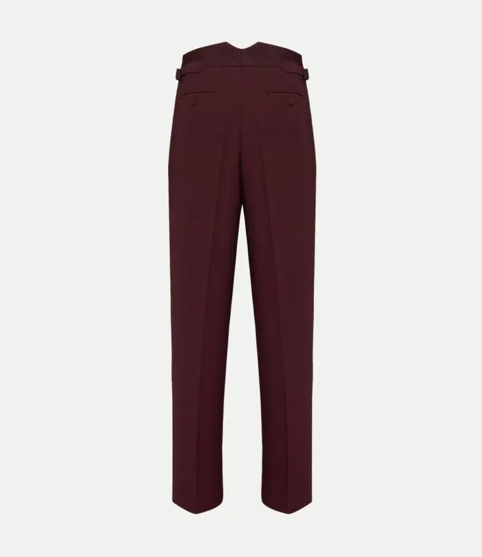 Trousers And Shorts Men Vivienne Westwood Humphrey Trousers In Burgundy