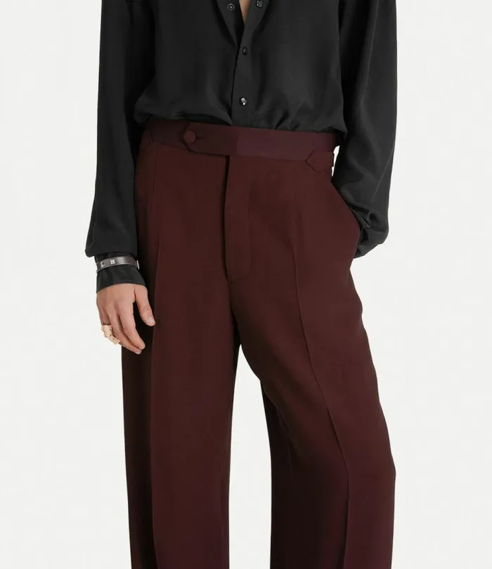 Trousers And Shorts Men Vivienne Westwood Humphrey Trousers In Burgundy