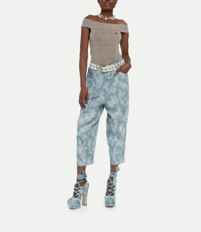 Trousers And Shorts Men Vivienne Westwood Long Macca Jeans In BlueCoral