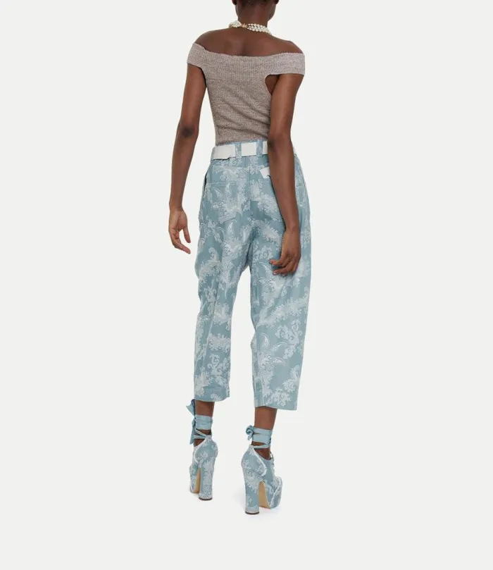 Trousers And Shorts Men Vivienne Westwood Long Macca Jeans In BlueCoral