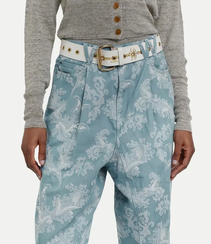Trousers And Shorts Men Vivienne Westwood Long Macca Jeans In BlueCoral