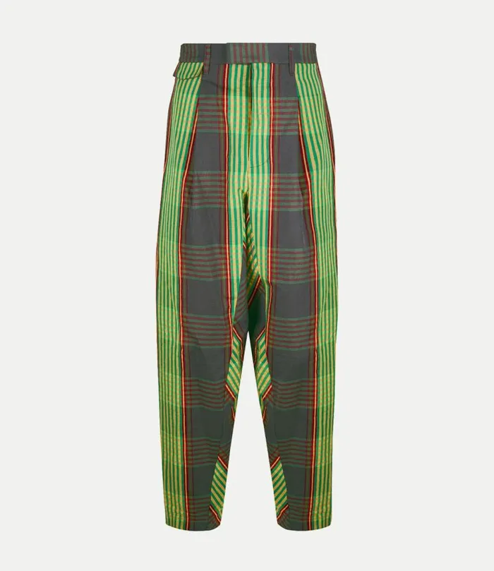 Trousers And Shorts Men Vivienne Westwood Long Macca Trousers In CombatTartan