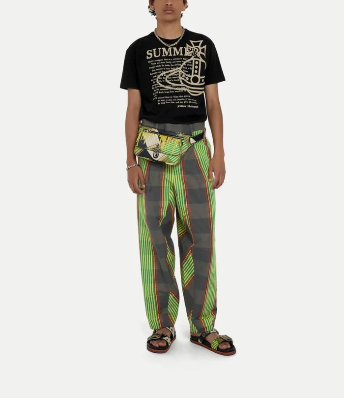 Trousers And Shorts Men Vivienne Westwood Long Macca Trousers In CombatTartan