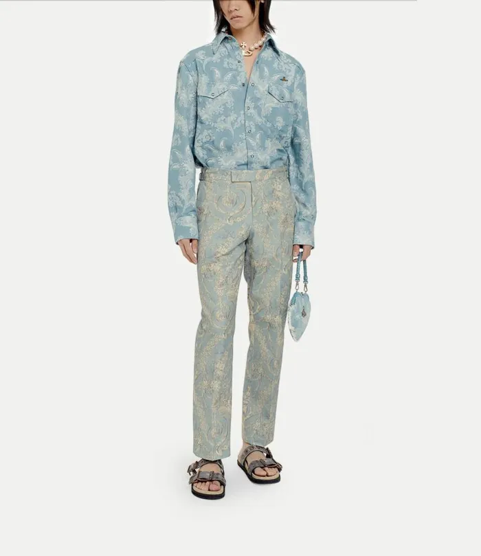 Trousers And Shorts Men Vivienne Westwood Sang Trousers In LightBlue