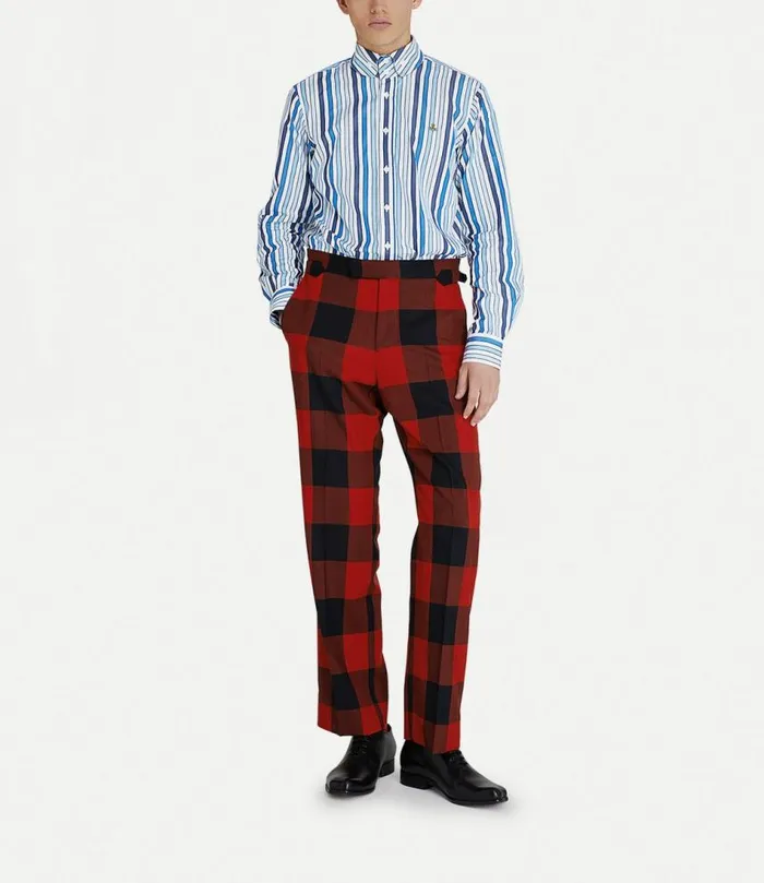 Trousers And Shorts Men Vivienne Westwood Sang Trousers In RedBlack