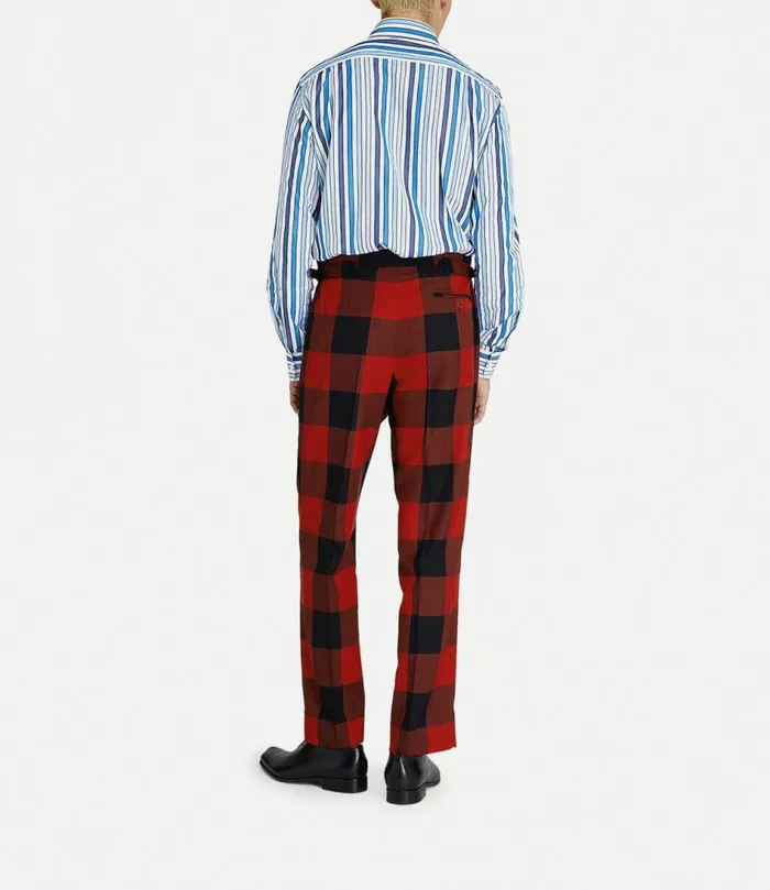 Trousers And Shorts Men Vivienne Westwood Sang Trousers In RedBlack