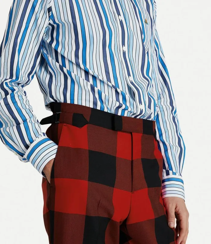 Trousers And Shorts Men Vivienne Westwood Sang Trousers In RedBlack