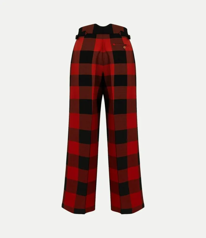 Trousers And Shorts Women Vivienne Westwood Lauren Trousers In RedBlack