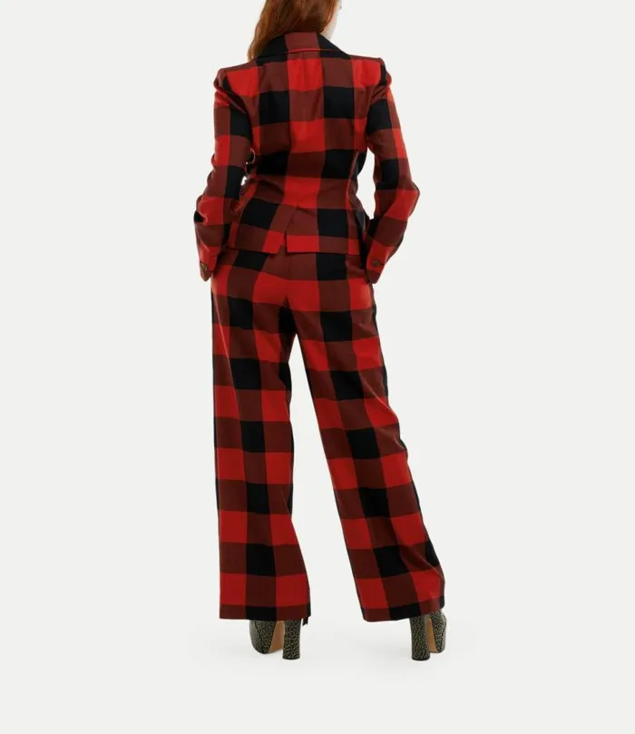 Trousers And Shorts Women Vivienne Westwood Lauren Trousers In RedBlack