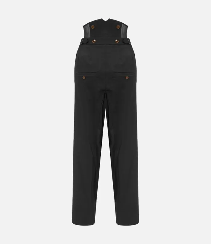 Trousers And Shorts Women Vivienne Westwood Long Macca Corset Trousers In Black