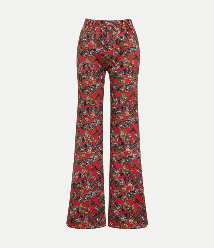 Trousers And Shorts Women Vivienne Westwood Ray 5 Pocket Jeans In CrazyOrb