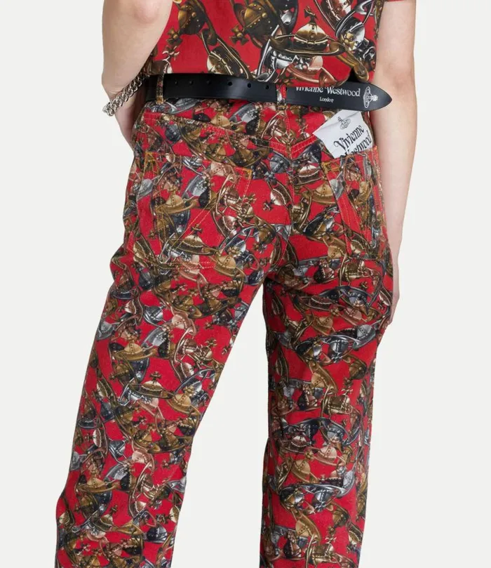 Trousers And Shorts Women Vivienne Westwood Ray 5 Pocket Jeans In CrazyOrb