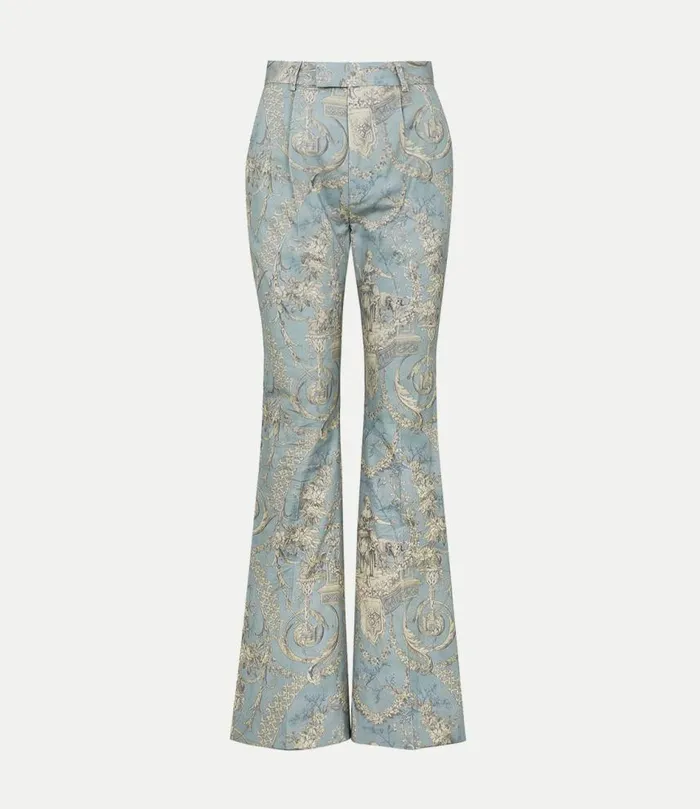 Trousers And Shorts Women Vivienne Westwood Ray Trousers In LightBlue