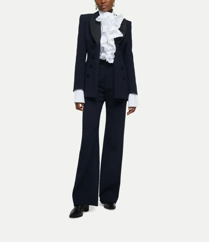 Trousers And Shorts Women Vivienne Westwood Ray Trousers In Navy