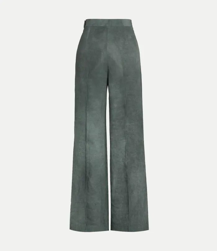 Trousers And Shorts Women Vivienne Westwood Wide Leg Trousers In DarkGreen