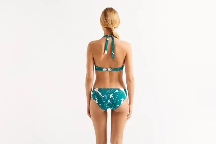 Twopieces Swimsuits Womens Eres Atlas Fullcup Triangle Imprime Bananier Jungle