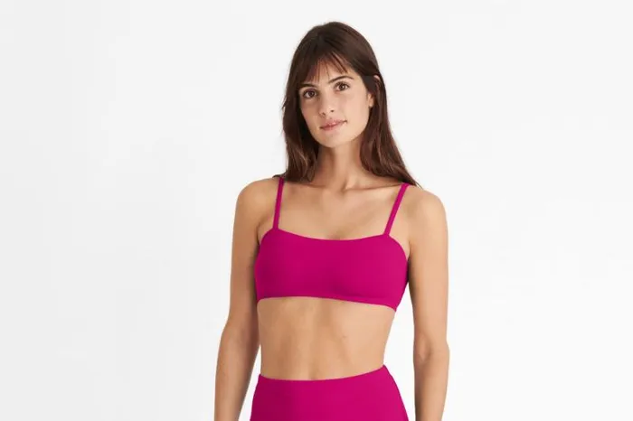 Twopieces Swimsuits Womens Eres Azur Crop Top Sunset 23h