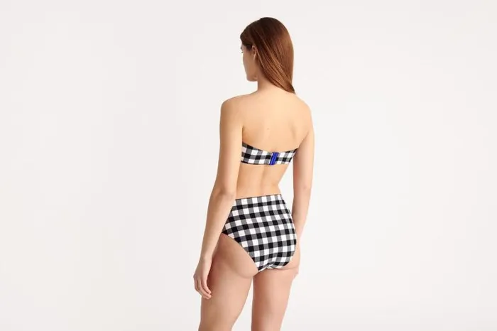 Twopieces Swimsuits Womens Eres Cube Bandeau Noirblanc 23h