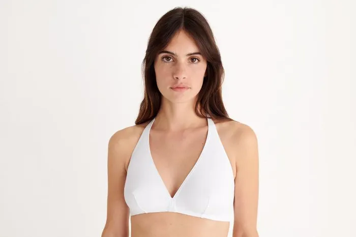 Twopieces Swimsuits Womens Eres Gang Fullcup Triangle Bikini Top Blanc