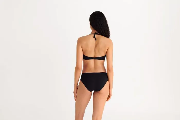Twopieces Swimsuits Womens Eres Gang Fullcup Triangle Bikini Top Noir