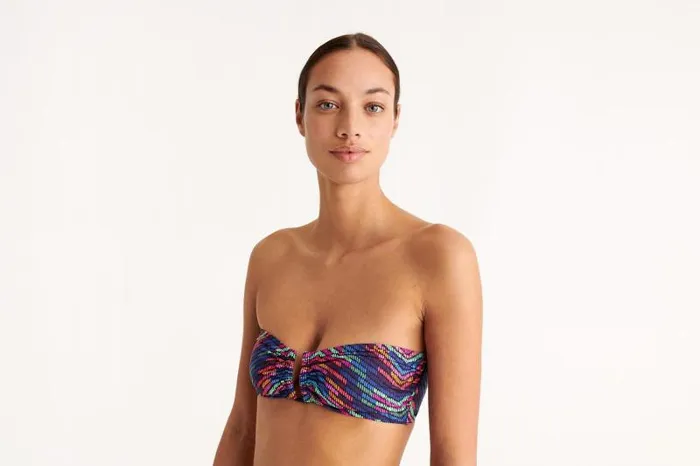 Twopieces Swimsuits Womens Eres Illusion Bandeau Imprime Arcenciel