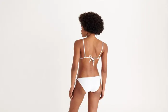 Twopieces Swimsuits Womens Eres Mouna Small Triangle Bikini Top Blanc