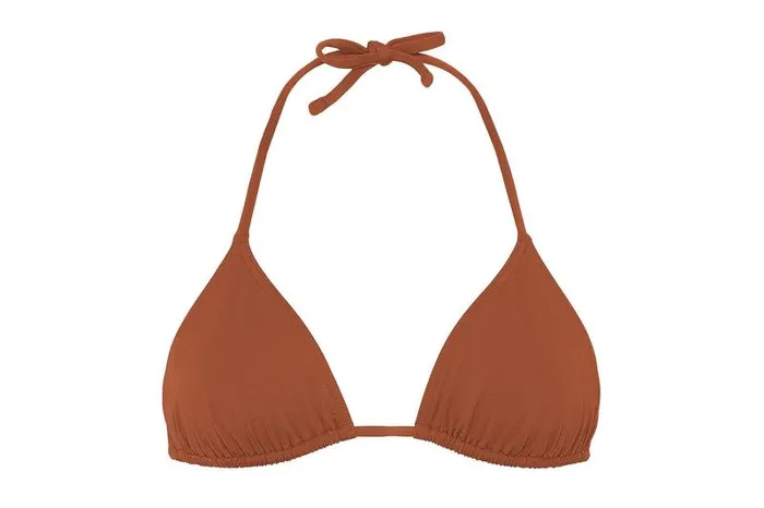 Twopieces Swimsuits Womens Eres Mouna Small Triangle Bikini Top Caramelo