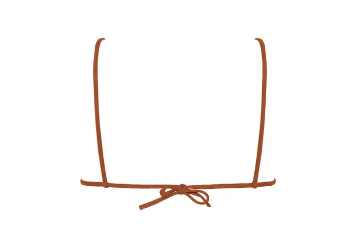Twopieces Swimsuits Womens Eres Mouna Small Triangle Bikini Top Caramelo