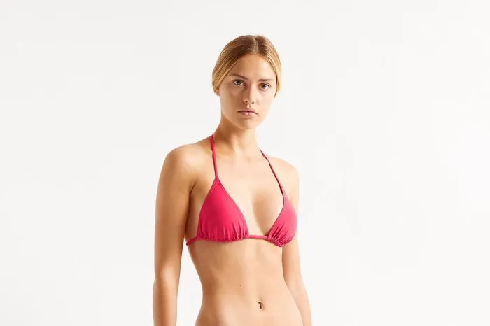 Twopieces Swimsuits Womens Eres Mouna Small Triangle Bikini Top Grenadine 23e