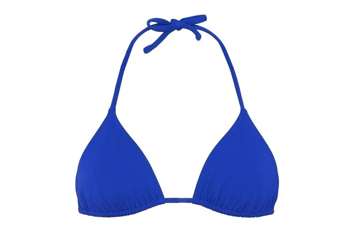 Twopieces Swimsuits Womens Eres Mouna Small Triangle Bikini Top Indigo