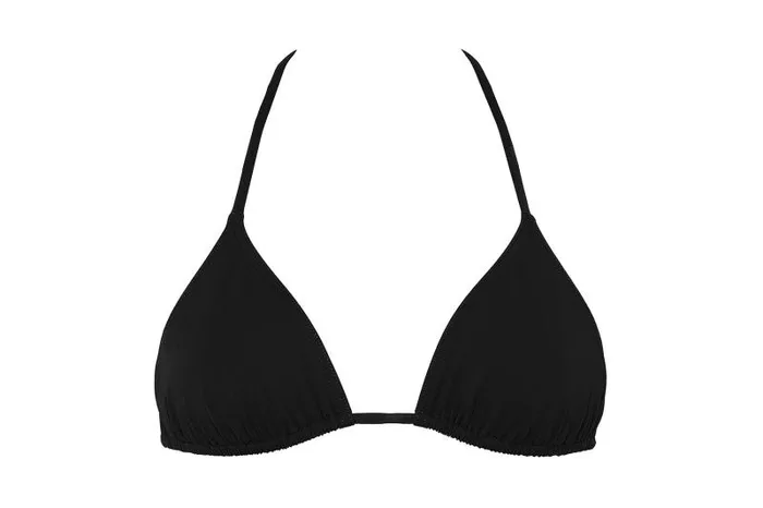 Twopieces Swimsuits Womens Eres Mouna Small Triangle Bikini Top Noir