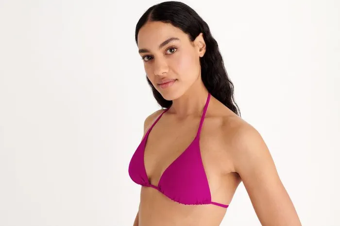 Twopieces Swimsuits Womens Eres Mouna Small Triangle Bikini Top Sunset 23h