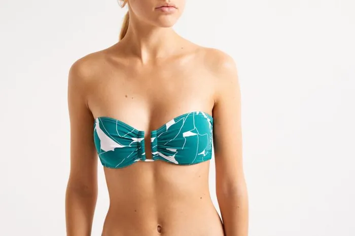 Twopieces Swimsuits Womens Eres Tabac Bandeau Imprime Bananier Jungle