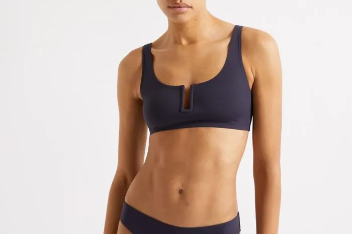 Twopieces Swimsuits Womens Eres Ultrason Crop Top Bra Bain De Minuit